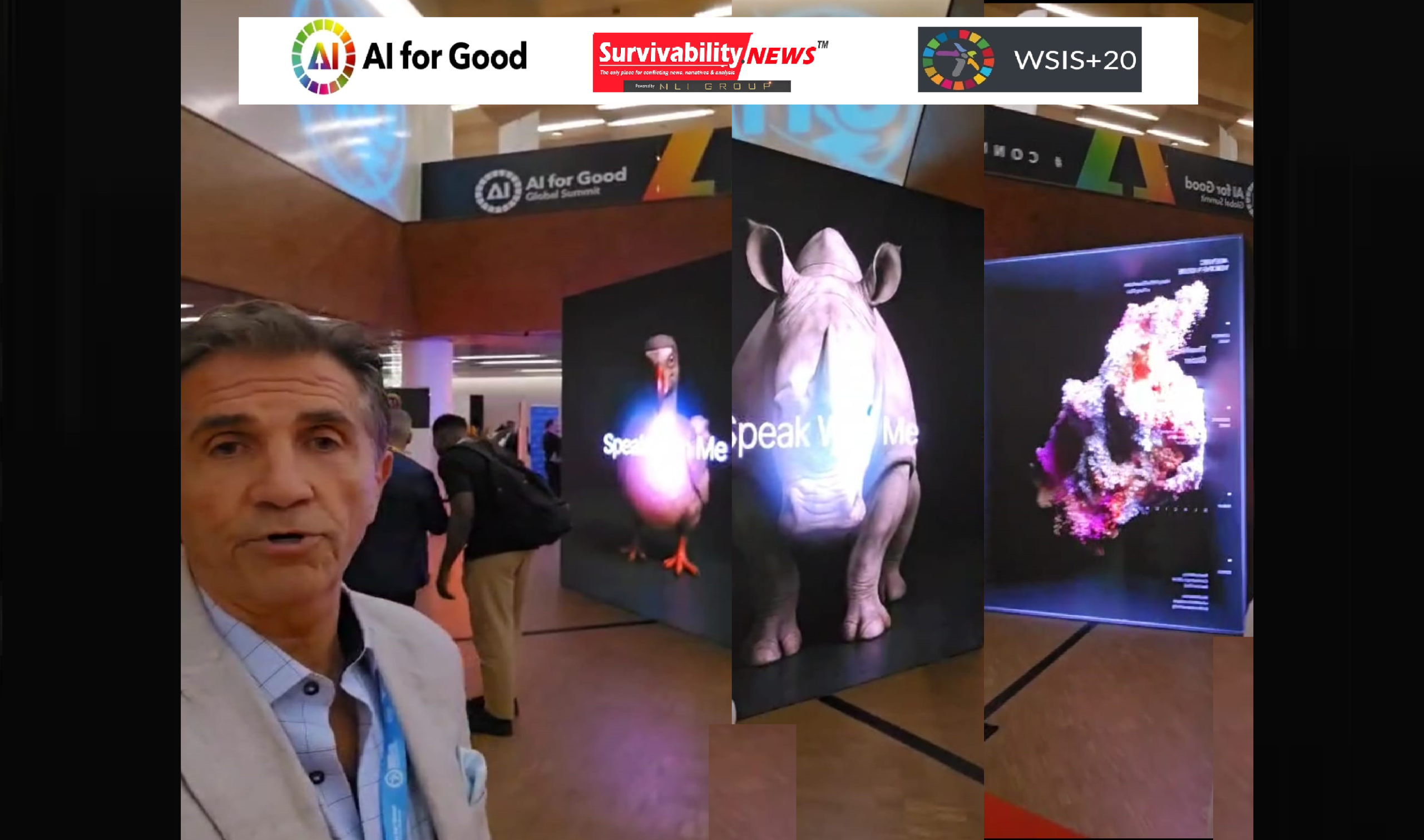 An Amazing use of AI | In Geneva at ITU’s AI For Good & WSIS+20 Global Summits – What to Welcome, Hope for & What to Truly Fear? (Video)